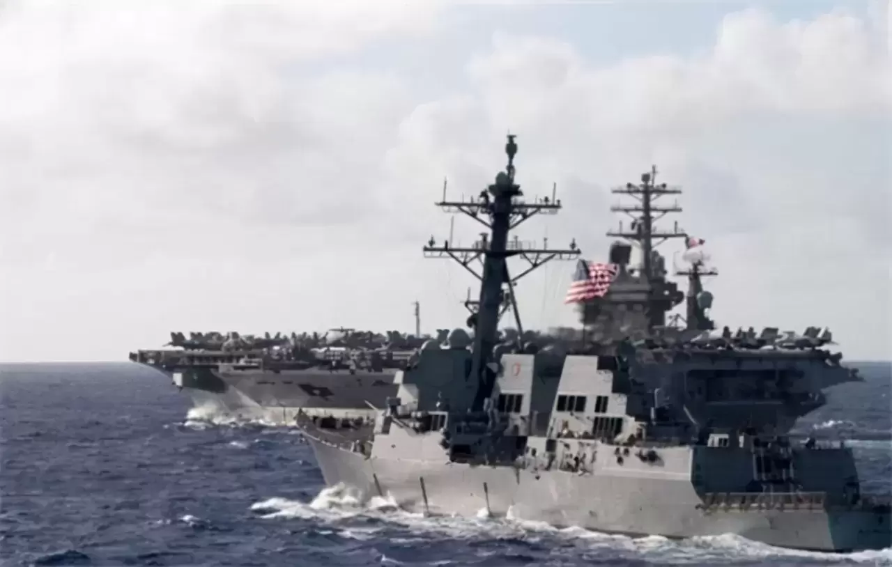 中国和美国海上冲突：多次海上电磁对峙