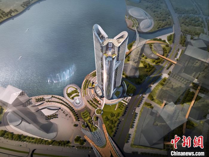 中新广州知识塔项目建设突破“百米天际线”