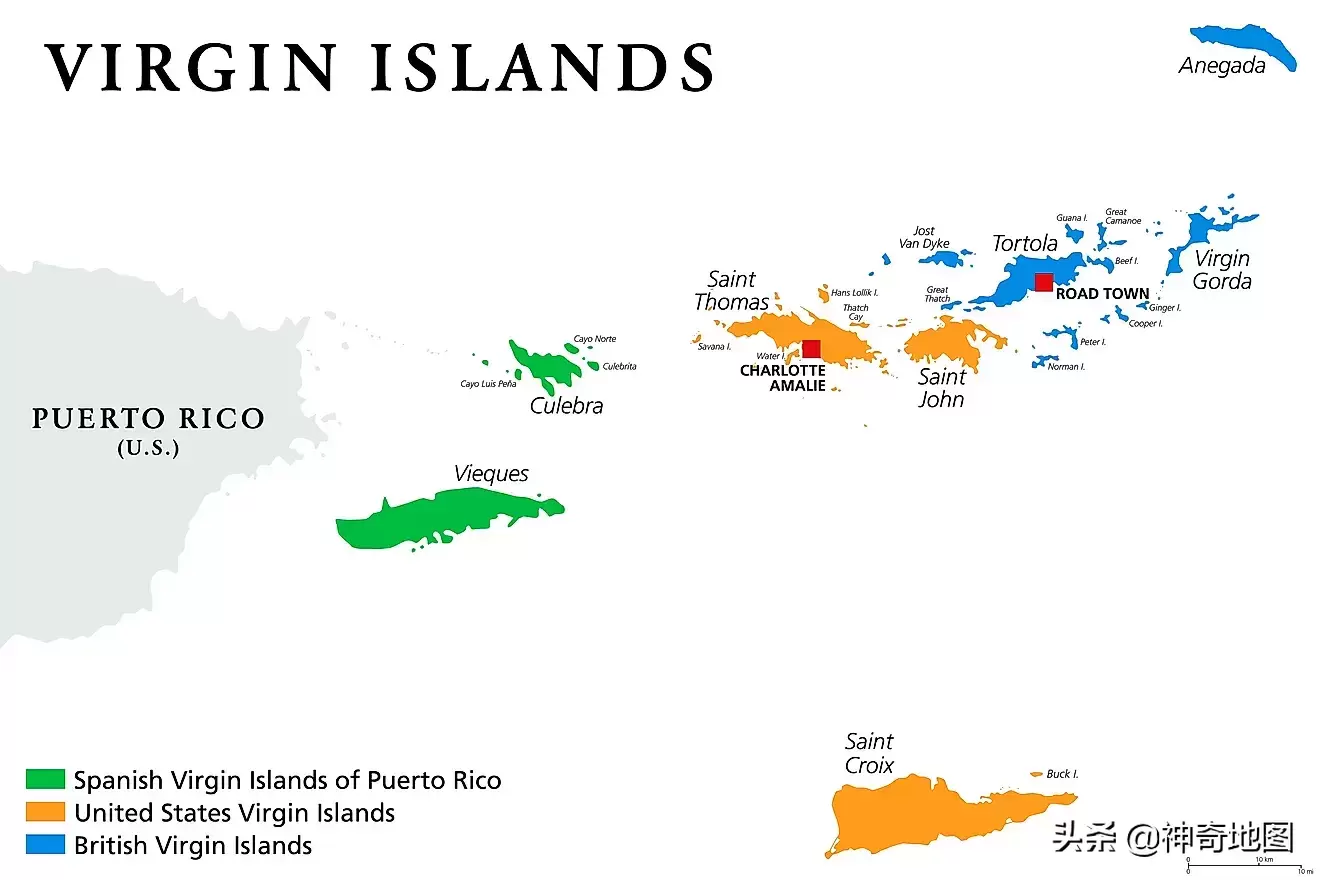 维尔京群岛在哪（维尔京群岛地图位置）