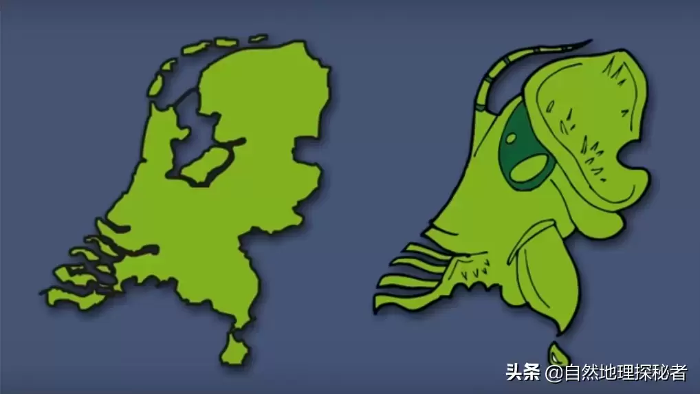 欧洲形状图（欧洲各国地图卡通版）