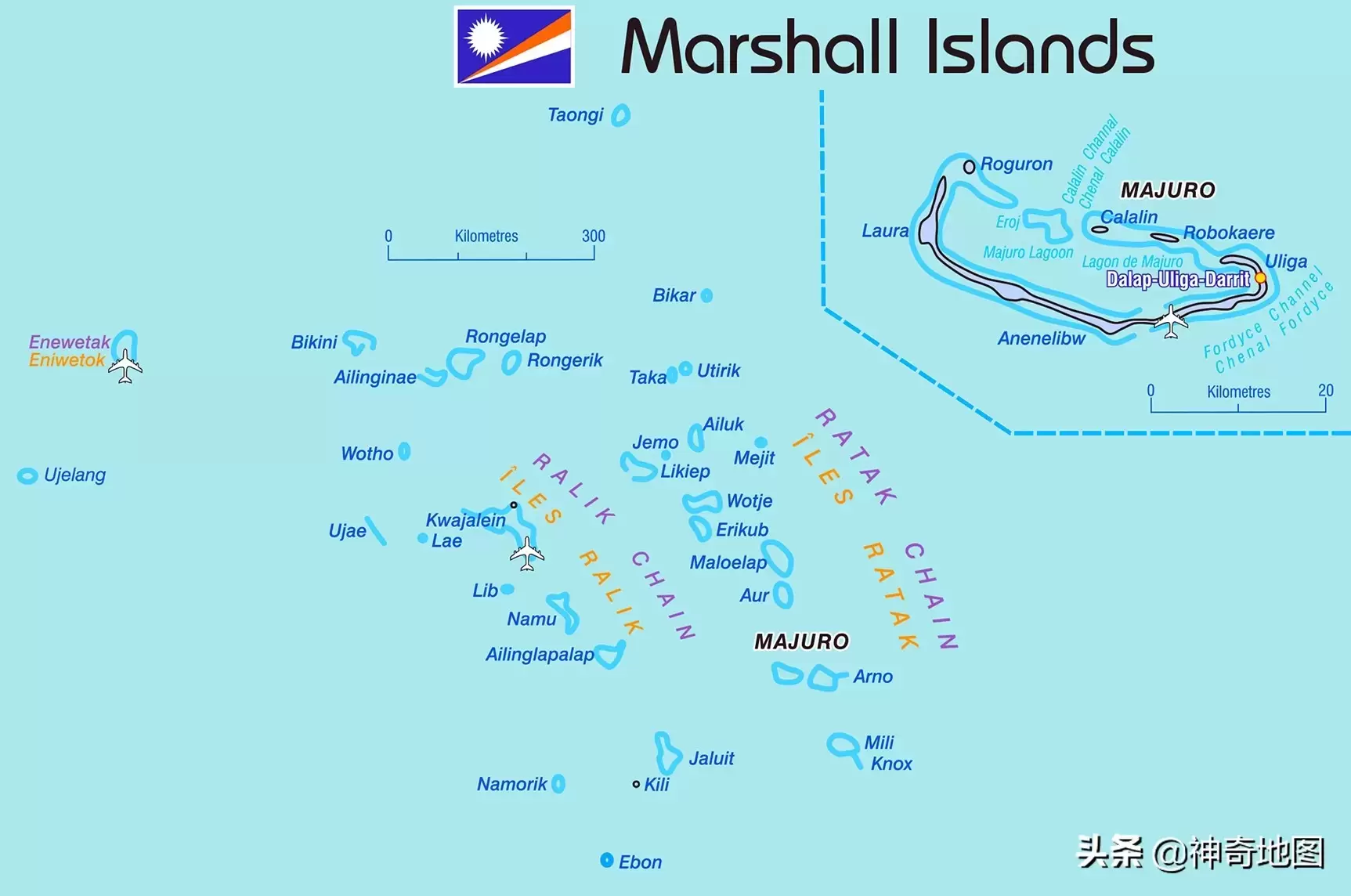 马绍尔群岛人口有多少（马绍尔群岛地图位置）