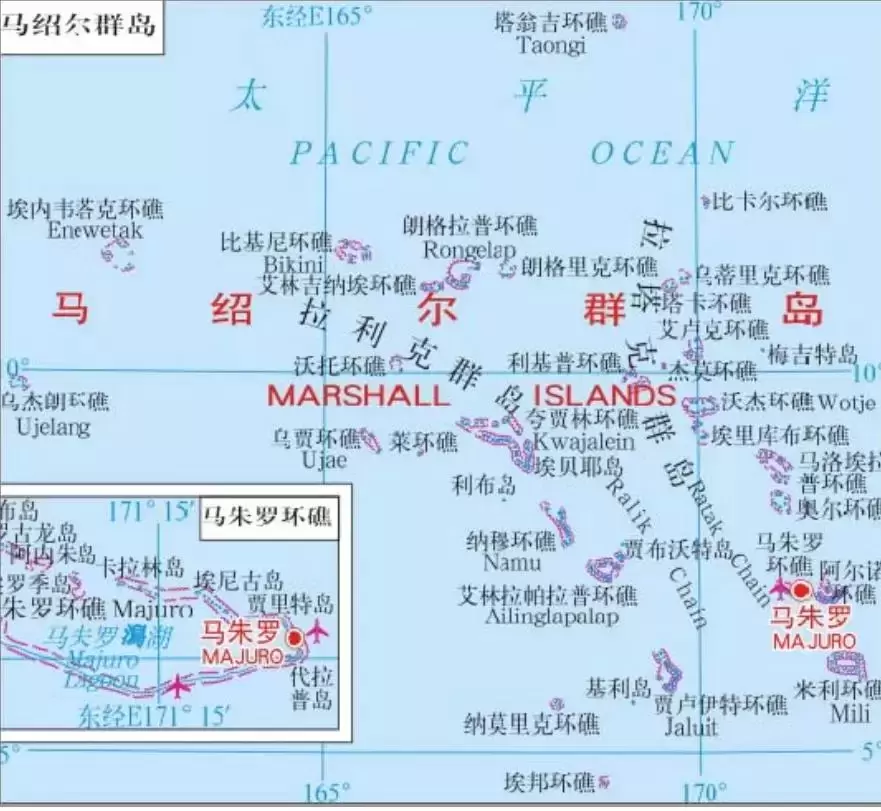 马绍尔群岛是哪个国家？马绍尔群岛地理位置