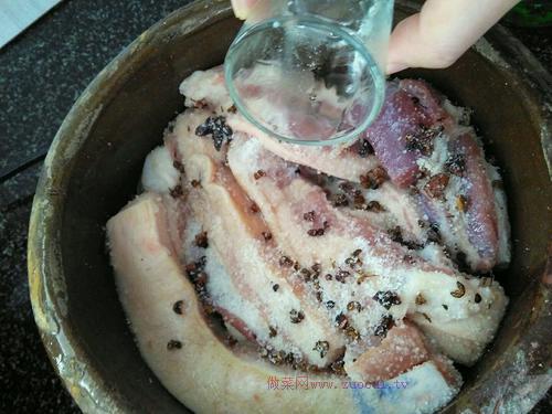 自家腌肉的做法步骤图图片
