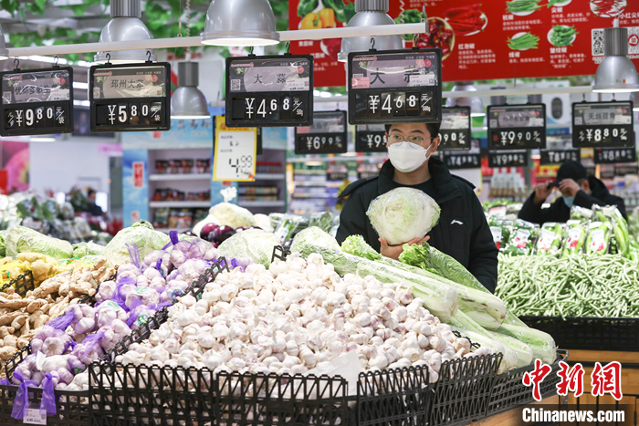 春节效应等因素影响 1月份中国CPI同比涨幅扩大