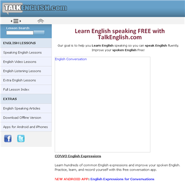 免费英语口语教学网网站图片展示