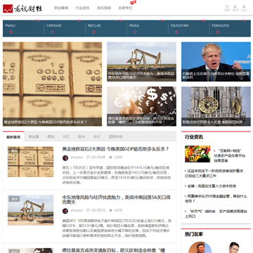龙讯财经网站网站图片展示